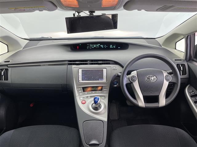 プリウス S 禁煙 純正ナビ バックカメラ ドラレコ ビルドインETC 地デジ Bluetooth CD スマートキー スペアキー アイドリングストップ エンジンスタートボタン(2枚目)