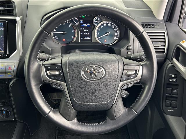 ランドクルーザープラド TX Lパッケージ・ブラックエディション 禁煙 ALPINE9型ナビ サンルーフ バックカメラ ETC パワーシート シートヒーター エアシート 追従クルコン 衝突軽減 レーンキープアシスト オートハイビーム フルセグ Bluetooth(42枚目)