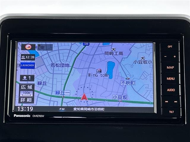 スペーシアカスタム ハイブリッドXS 禁煙 純正ナビ シートヒーター 追従クルコン ETC 衝突軽減 レーンキープアシスト コーナーセンサー オートハイビーム 前後ドラレコ LEDヘッドライト フルセグ Bluetooth DVD CD(3枚目)