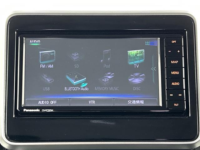 スペーシアカスタム ハイブリッドXS 禁煙 純正ナビ シートヒーター 追従クルコン ETC 衝突軽減 レーンキープアシスト コーナーセンサー オートハイビーム 前後ドラレコ LEDヘッドライト フルセグ Bluetooth DVD CD(19枚目)