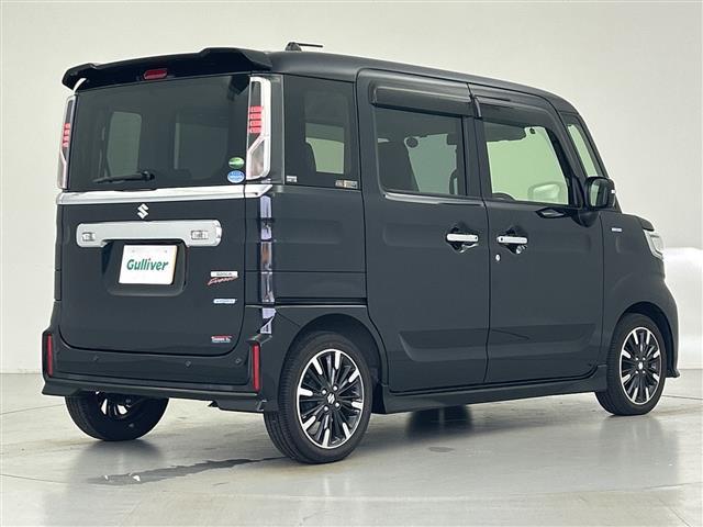 スペーシアカスタム ハイブリッドXS 禁煙 純正ナビ シートヒーター 追従クルコン ETC 衝突軽減 レーンキープアシスト コーナーセンサー オートハイビーム 前後ドラレコ LEDヘッドライト フルセグ Bluetooth DVD CD(33枚目)