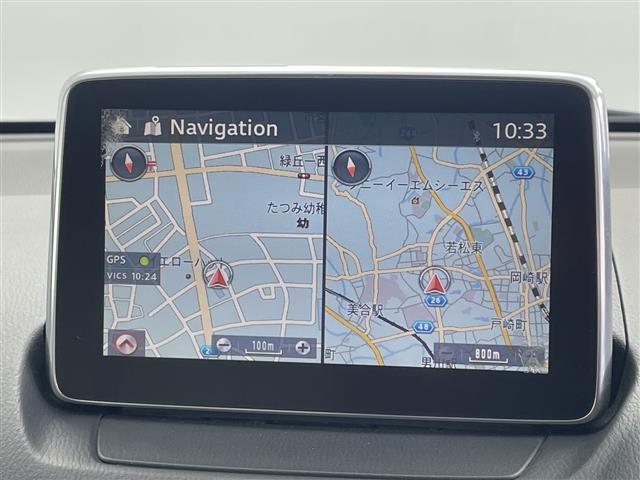 デミオ XDツーリング Lパッケージ マツダコネクトナビ CD DVD Bluetooth USB TV 衝突軽減ブレーキ 車線逸脱警報 誤発進抑制機能 ブラインドスポットミニター レーンキープアシスト バックカメラ オートライト(3枚目)