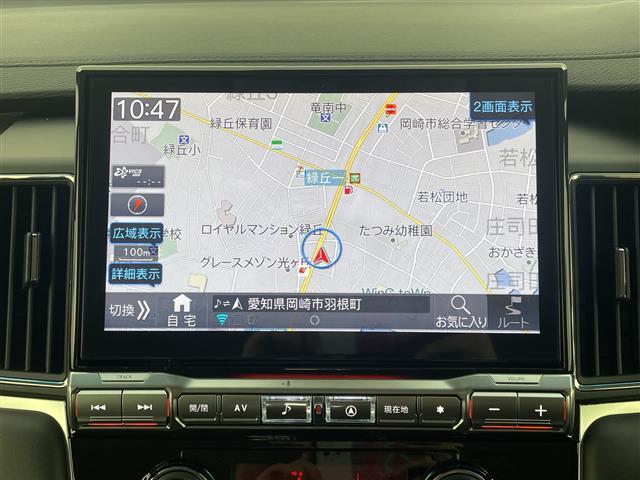 デリカＤ：５ ブラックエディション　登録済未使用車　アルパイン１１型ナビ　カープレイ　バックカメラ　ＨＤＭＩ　ＡＣ１００Ｖ　追従クルコン　ステアリングヒーター　前席シートヒーター　パドルシフト　本革シートパワーシート　ＢＴ　両側電動ドア（3枚目）