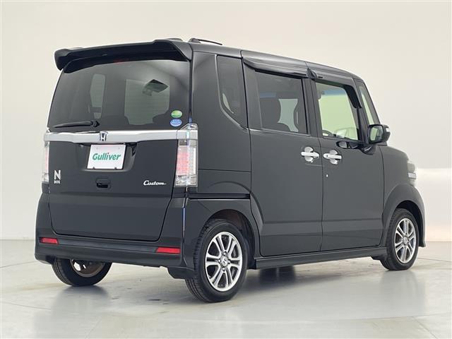 N-BOXカスタム G SSパッケージ 純正ナビ 両側パワースライドドア バックカメラ ETC Bluetooth ワンセグ DVD CD 衝突軽減 フォグランプ スマートキー スペアキー アイドリングストップ(32枚目)