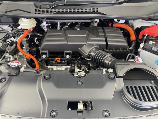 ステップワゴン ｅ：ＨＥＶスパーダ　登録済未使用　純正１１インチナビ　１５インチフリップダウンモニター　両側パワースライドドア　バックカメラ　シートヒーター　衝突軽減　コーナーセンサー　レーンキープ　電動リアゲート　追従クルコン（40枚目）