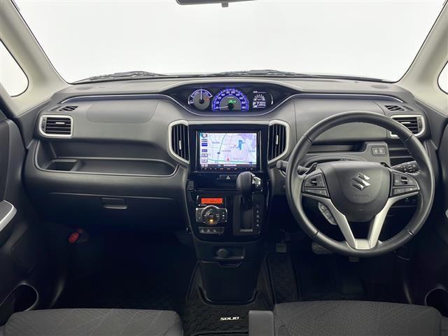 ソリオバンディット ハイブリッドＳＶ　スズキセーフティサポート　ハイビームアシスト　純正８インチＳＤナビ　フルセグＴＶ　ＤＶＤ　ＣＤ　Ｂｌｕｅｔｏｏｔｈ　前席シートヒーター　両側パワースライドドア　ステアリングスイッチリモコン（2枚目）