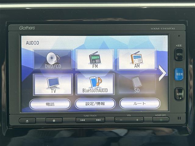 ステップワゴンスパーダ スパーダ ホンダセンシング 衝突軽減ブレーキ(CMBS)アダプティブクルーズコントロール 車線逸脱警告機能 純正7インチSDナビ DVD/CD/BT/FM/AM 革巻きステアリング 両側パワースライドドア ステアリングスイッチ(3枚目)
