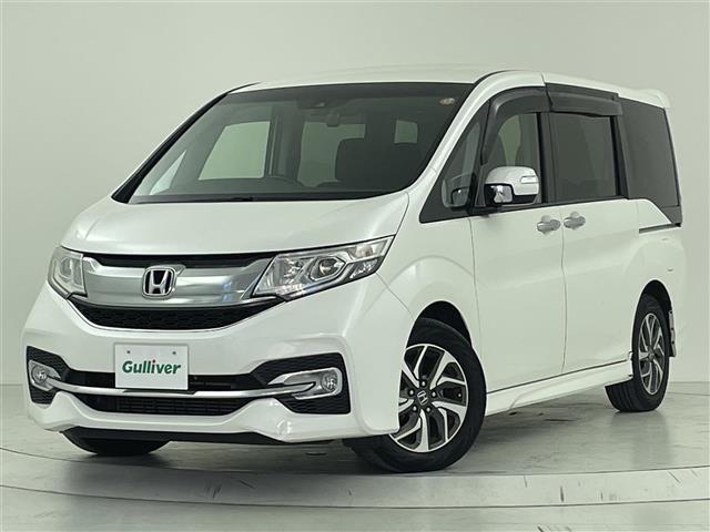 ステップワゴンスパーダ スパーダ ホンダセンシング 衝突軽減ブレーキ(CMBS)アダプティブクルーズコントロール 車線逸脱警告機能 純正7インチSDナビ DVD/CD/BT/FM/AM 革巻きステアリング 両側パワースライドドア ステアリングスイッチ(32枚目)