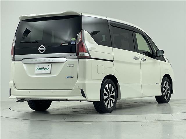 セレナ ハイウェイスター 禁煙 エマージェンシーブレーキ 純正メモリナビ フルセグTV アラウンドビューモニター 両側パワースライドドア クルーズコントロール LEDオートライト フォグランプ 純正16インチアルミホイール(34枚目)