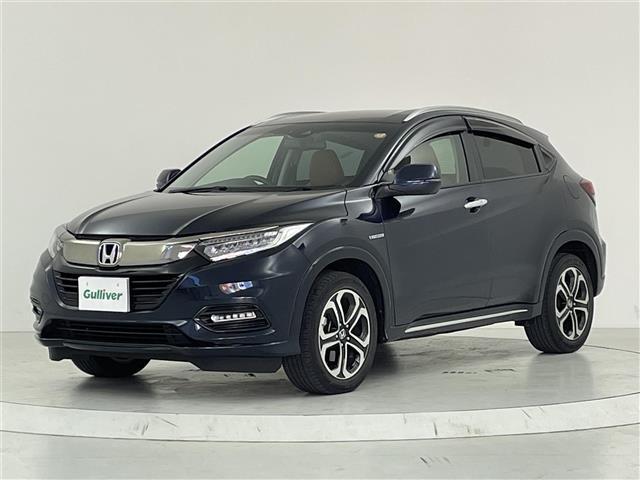 ヴェゼル ハイブリッドZ・ホンダセンシング ホンダセンシング追従式クルコン車線逸脱衝突軽減ブレーキ純正SDナビゲーションBT/CD/DVD/フルセグ/FM/AMバックカメラハーフレザー前席シートヒーター純正17インチアルミ革巻ステアリングETC(34枚目)