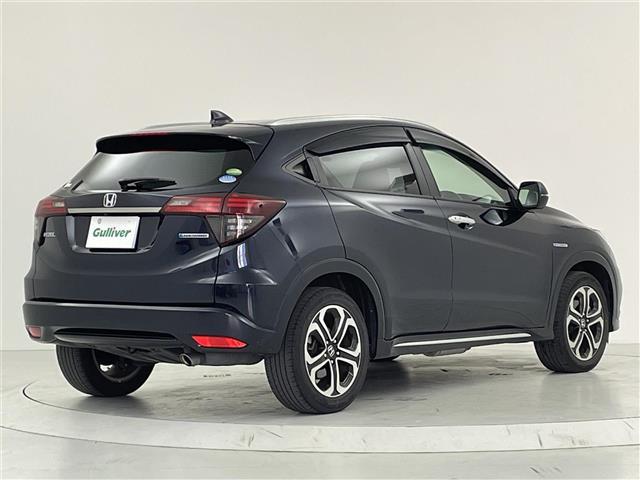 ヴェゼル ハイブリッドZ・ホンダセンシング ホンダセンシング追従式クルコン車線逸脱衝突軽減ブレーキ純正SDナビゲーションBT/CD/DVD/フルセグ/FM/AMバックカメラハーフレザー前席シートヒーター純正17インチアルミ革巻ステアリングETC(35枚目)