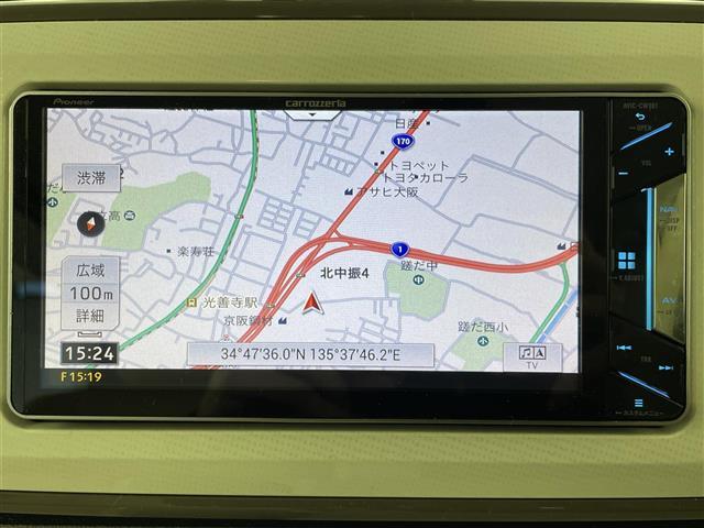 ムーヴキャンバス Xリミテッドメイクアップ SAII スマートアシスト 衝突軽減ブレーキ 社外ナビ Bluetooth フルセグ バックカメラ 両側パワースライドドア ライトレベライザー オートライト フォグランプ ETC シートリフター スマートキー(2枚目)