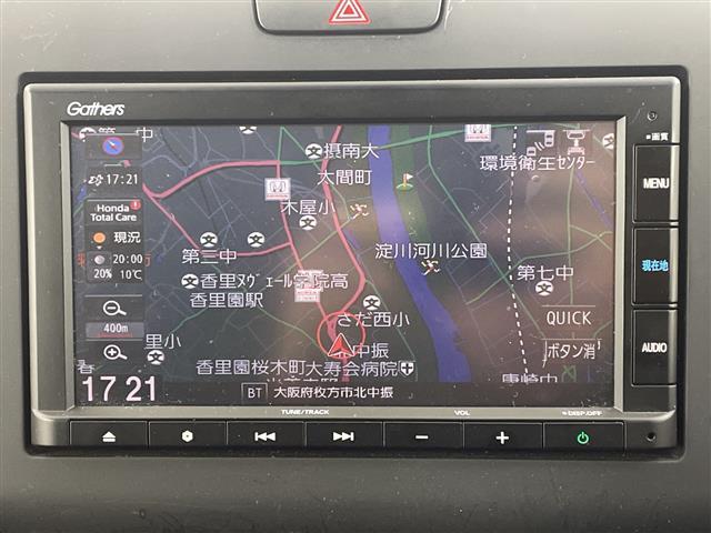 フリード G・ホンダセンシング ホンダセンシング 純正ナビ バック・サイドカメラ 両側パワースライドドア LEDオートライト ハーフレザーシート 前席シートヒーター 純正15インチアルミホイール 後方コーナーセンサー ETC(3枚目)