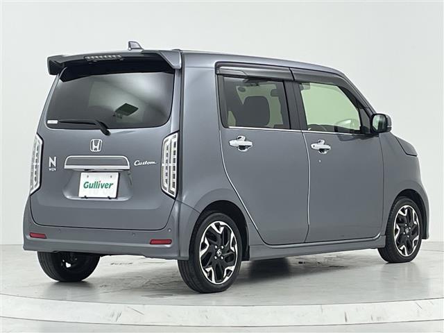 Ｎ－ＷＧＮカスタム Ｌ・ターボホンダセンシング　ホンダセンシング　純正ナビ　ＣＤ／ＤＶＤ／ＢＴ／フルセグＴＶ　バックカメラ　ＬＥＤオートライト　フォグランプ　ハーフレザーシート　Ｄ席シートヒーター　純正１５インチアルミホイール　パドルシフト　ＥＴＣ（33枚目）