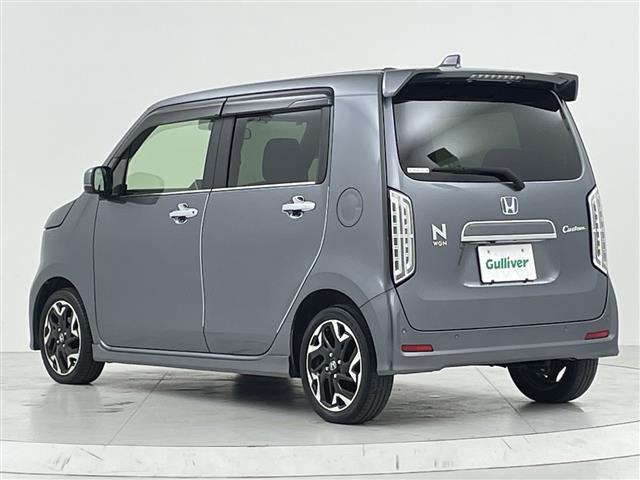 Ｎ－ＷＧＮカスタム Ｌ・ターボホンダセンシング　ホンダセンシング　純正ナビ　ＣＤ／ＤＶＤ／ＢＴ／フルセグＴＶ　バックカメラ　ＬＥＤオートライト　フォグランプ　ハーフレザーシート　Ｄ席シートヒーター　純正１５インチアルミホイール　パドルシフト　ＥＴＣ（43枚目）