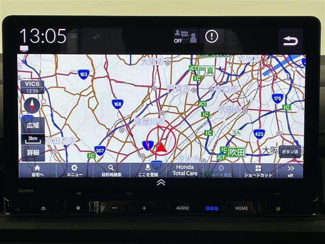 ステップワゴン ｅ：ＨＥＶスパーダ　純正１１．４型ナビ　Ｂカメラ　両側パワスラ　パワーバックドア　ハーフレザーシート　前席シートヒーター　　ＥＴＣ　ＣＭＢＳ　ＡＣＣ先行車検知　ＬＫＡＳ　ＢＳＭ　先行車発進　標識認識機能　踏み間違い衝突軽（43枚目）