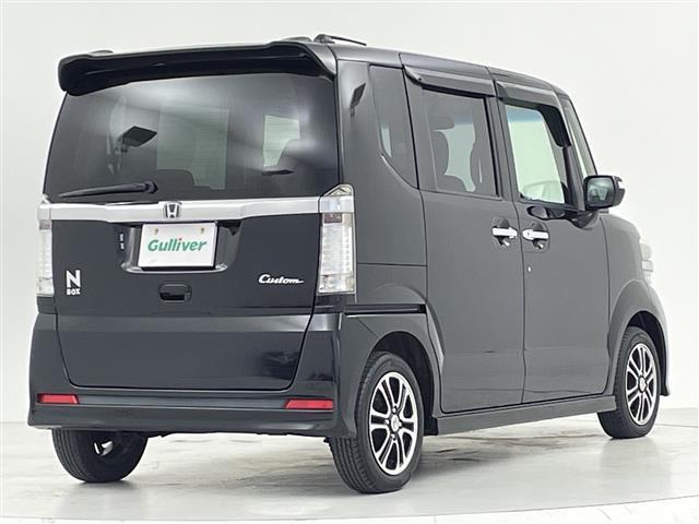 Ｎ－ＢＯＸカスタム Ｇ　ＳＳパッケージ　禁煙車　シティブレーキアクティブシステム　社外メモリナビ　フルセグＴＶ　バックカメラ　両側パワースライドドア　クルーズコントロール　ＨＩＤオートライト　フォグランプ　純正１４インチアルミホイール（20枚目）