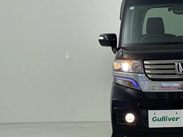 Ｎ－ＢＯＸカスタム Ｇ　ＳＳパッケージ　禁煙車　シティブレーキアクティブシステム　社外メモリナビ　フルセグＴＶ　バックカメラ　両側パワースライドドア　クルーズコントロール　ＨＩＤオートライト　フォグランプ　純正１４インチアルミホイール（57枚目）
