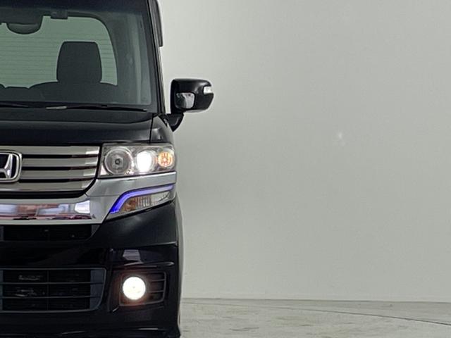Ｎ－ＢＯＸカスタム Ｇ　ＳＳパッケージ　禁煙車　シティブレーキアクティブシステム　社外メモリナビ　フルセグＴＶ　バックカメラ　両側パワースライドドア　クルーズコントロール　ＨＩＤオートライト　フォグランプ　純正１４インチアルミホイール（58枚目）