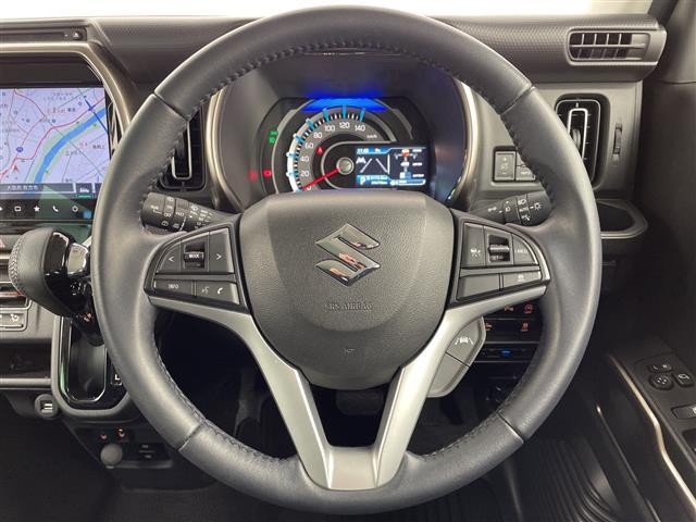 ハスラー ＪスタイルＩＩ　スズキセーフティ　衝突軽減ブレーキ　後方コーナーセンサー　スズキ純正ナビ　Ｂｌｕｅｔｏｏｔｈオーディオ　フルセグＴＶ　ＥＴＣ　全方位カメラ　純正フロアマット純正アルミホイール　前席シートヒーター（9枚目）