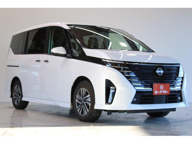 セレナ ハイウェイスターＶ　禁煙車　純正１２．３型ナビ　フルセグＴＶ　全周囲カメラ　両側電動スライドドア　衝突軽減ブレーキ　レーダークルーズコントロール　ＥＴＣ２．０　障害物センサー　ＬＥＤヘッドライト（7枚目）