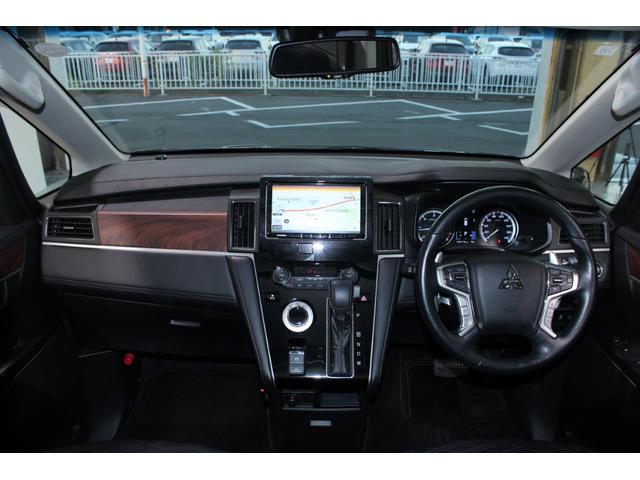 デリカD:5 P 純正9型ナビ フルセグTV バックカメラ 電動リアゲート 両側電動スライドドア 衝突軽減ブレーキ レーダークルーズ ステアリングヒーター ETC パワーシート シートヒーター Bluetooth接続(3枚目)