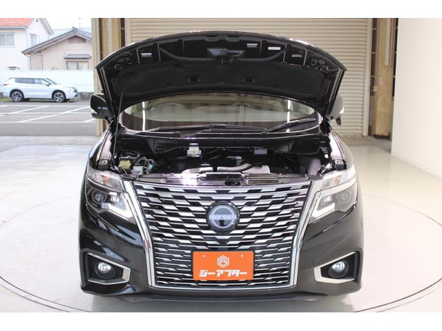 エルグランド ２５０ハイウェイスターＳ　レンタアップ／茶半革シート／純正ＯＰナビ／両側電動スライドドア／エマージェンシーブレーキ／バックカメラ／ＥＴＣ／ＬＥＤヘッドライト／オートライト／Ｂｌｕｅｔｏｏｔｈ／レーダークルーズコントロール／（73枚目）
