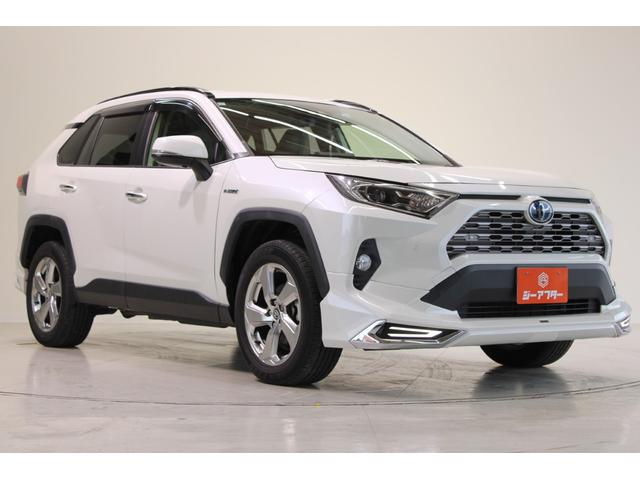 ＲＡＶ４ ハイブリッドＧ　モデリスタエアロ／純正９インチナビ／地デジ／バックカメラ／温熱白革シート／ステアリングヒーター／電動リアゲート／レーダークルーズコントロール／デジタルインナーミラー／ＥＴＣ２．０／パワーシート／ＬＥＤ（7枚目）