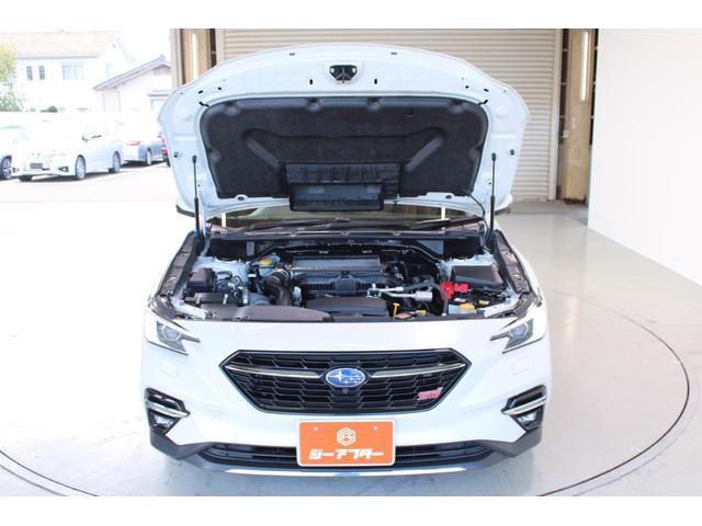 レヴォーグ ＳＴＩスポーツ　ＥＸ　禁煙車　アイサイトＸテクノロジー　純正１１．６インチナビ　フロントサイドバックカメラ　フルセグＴＶ　レーダークルーズコントロール　衝突軽減ブレーキ　温熱赤黒革シート　メモリー付きパワーシート　ＬＥＤ（74枚目）