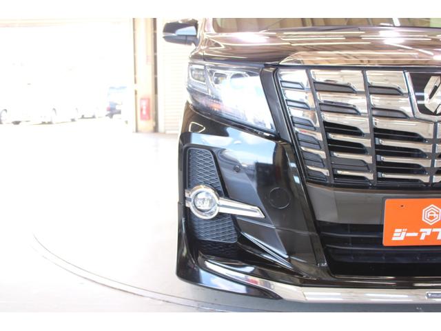 アルファード 2.5S Cパッケージ モデリスタフルエアロ 禁煙車 ALPINE9型ナビ フルセグTV メモリ付パワーシート 半革シート 電動Rゲート ブラック木目調ステアリングホイール(17枚目)