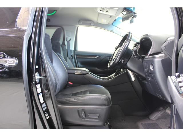 アルファード 2.5S Cパッケージ モデリスタフルエアロ 禁煙車 ALPINE9型ナビ フルセグTV メモリ付パワーシート 半革シート 電動Rゲート ブラック木目調ステアリングホイール(37枚目)