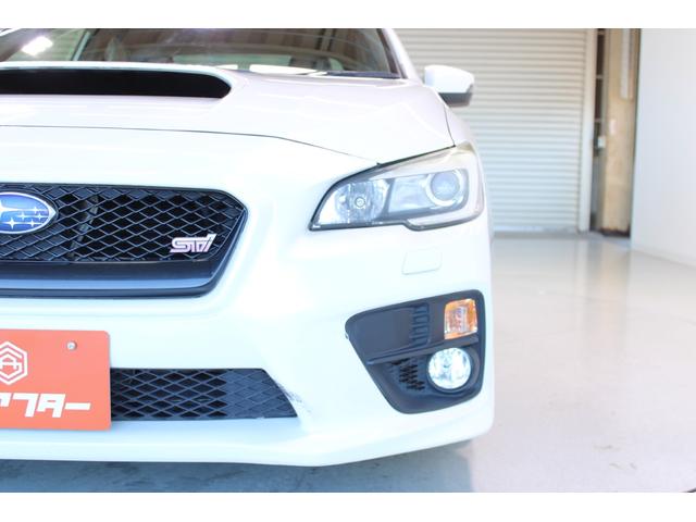 WRX STI STI ワンオーナー 禁煙車 オプションリアスポイラー 6速MT 純正ナビ フルセグTV バックカメラ ハーフレザーシート STI18インチアルミホイール LEDヘッドライト ETC フロントフォグライト(15枚目)