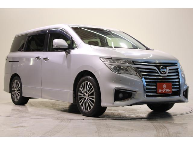 エルグランド 350ハイウェイスター 禁煙車 1オーナー オプションナビ フルセグTV 全周囲カメラ 両側電動スライド 後席モニター 電動リアゲート レーダークルーズコントロールシステム LEDヘッドライト 黒ハーフレザーシート(7枚目)