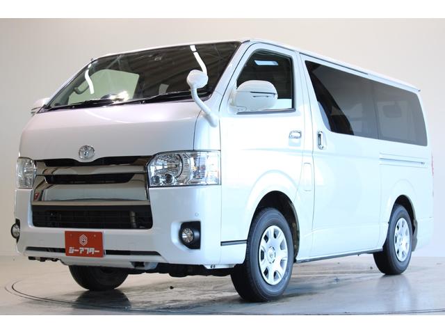 ハイエースバン ロングスーパーGL 禁煙車 純正ナビ バックカメラ フルセグTV 両側電動スライドドア LEDヘッドライト フロントフォグライト AC100V電源 HDMI接続 プッシュスタート クリアランスソナー Bluetooth(9枚目)