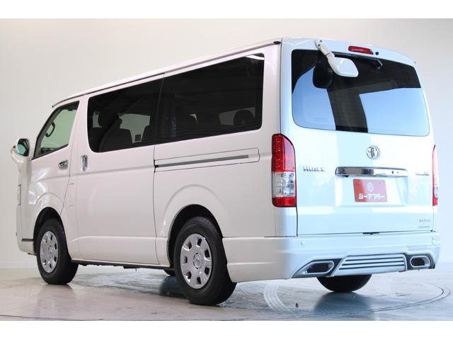 ハイエースバン ロングスーパーGL 禁煙車 純正ナビ バックカメラ フルセグTV 両側電動スライドドア LEDヘッドライト フロントフォグライト AC100V電源 HDMI接続 プッシュスタート クリアランスソナー Bluetooth(11枚目)