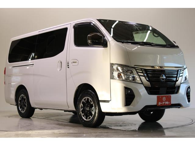 キャラバン 　ワンオーナー　純正ナビ　フルセグＴＶ　アラウンドビューモニター　運転席シートヒーター　ＬＥＤヘッドライト　純正１５インチアルミホイール　デジタルインナーミラー　ＥＴＣ　Ｂｌｕｅｔｏｏｔｈ　インテリキー（7枚目）