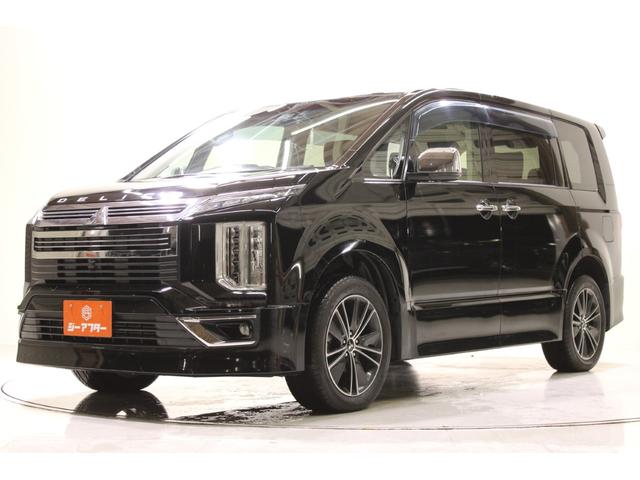 デリカＤ：５ アーバンギア　Ｇ　パワーパッケージ　禁煙車　純正１０インチナビ　フルセグＴＶ　マルチアラウンドモニター　黒革シート　前席シートヒーター　両側パワースライド　パワーバックドア　レーダークルーズコントロール　純正１８インチアルミホイール（10枚目）