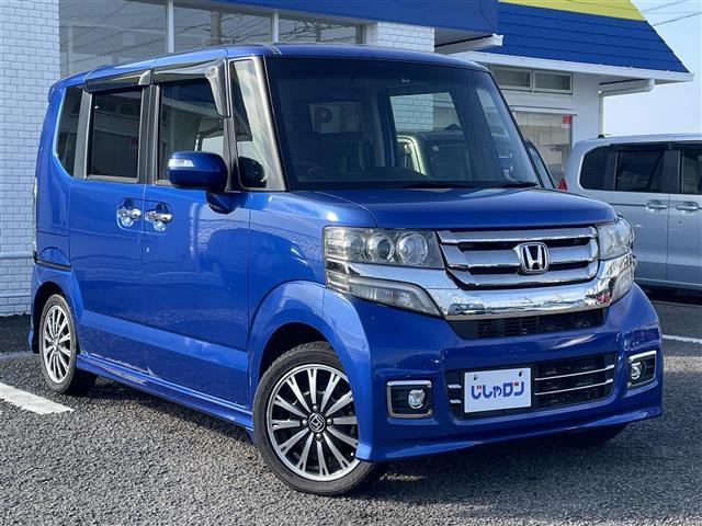 N-BOX G・ターボLパッケージ 純正ナビゲーション バックカメラ ETC ハーフレザーシート 両側パワースライドドア HIDヘッドライト フォグランプ(3枚目)