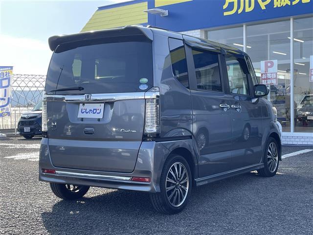 N-BOX G・ターボLパッケージ 禁煙車 純正ナビゲーション 両側パワースライドドア ハーフレザーシート HIDヘッドライト フォグランプ スマートキー プッシュスタート(5枚目)