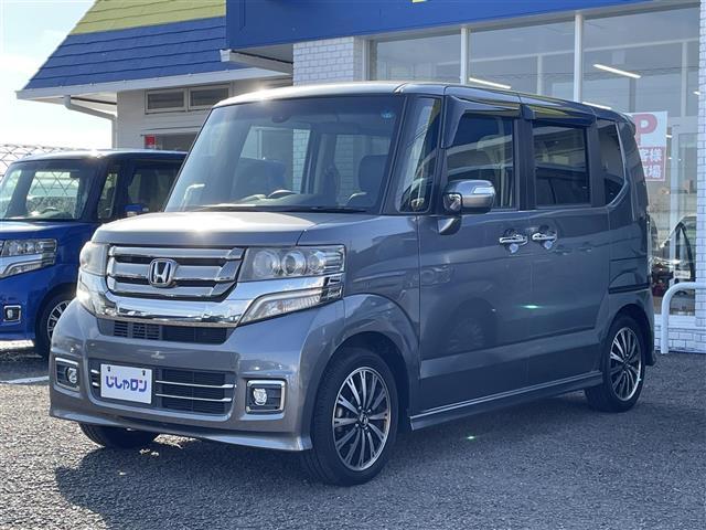 N-BOX G・ターボLパッケージ 禁煙車 純正ナビゲーション 両側パワースライドドア ハーフレザーシート HIDヘッドライト フォグランプ スマートキー プッシュスタート(9枚目)