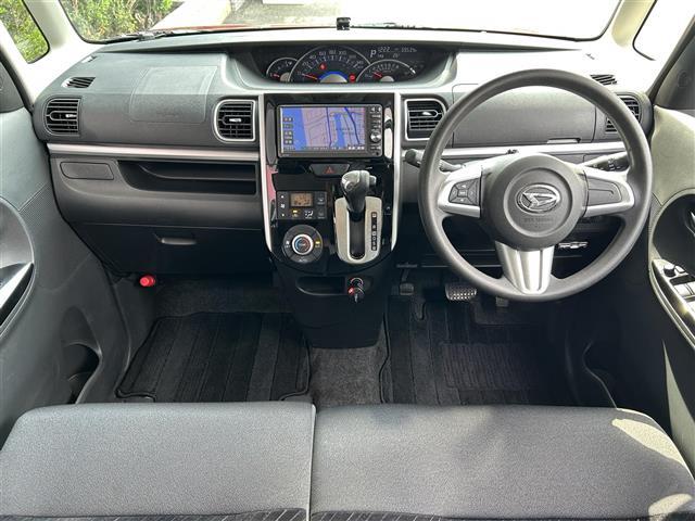 タント カスタムＸ　ＳＡ　禁煙　純正ナビ　ＣＤ／ＤＶＤ／ＤＴＶ／Ｂｌｕｅｔｏｏｔｈ　バックカメラ　両側パワースライドドア　ＬＥＤオートライト　ＥＴＣ　スマートキー　プッシュスタート　純正フロアマット　純正ドアバイザー（18枚目）