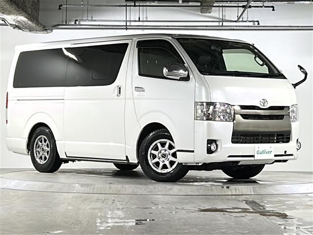 ハイエースバン スーパーGL ダークプライム バックカメラ ETC LEDヘッドライト ウッドコンビステアリング 電動格納ミラー ドアバイザー スマートキー/プッシュスタート オートライト リモートスタート フロアマット(32枚目)