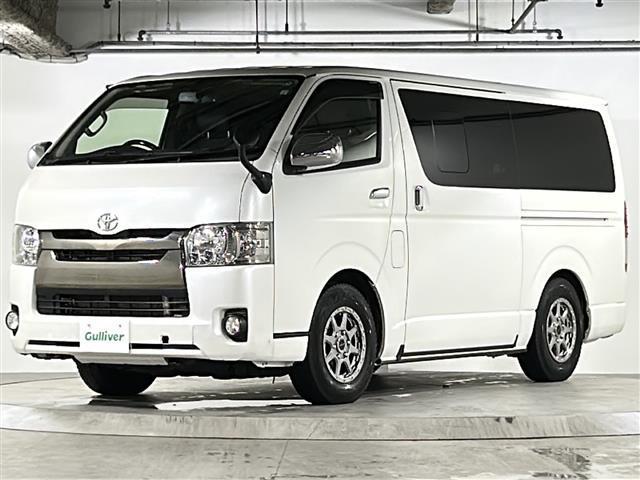 ハイエースバン スーパーGL ダークプライム バックカメラ ETC LEDヘッドライト ウッドコンビステアリング 電動格納ミラー ドアバイザー スマートキー/プッシュスタート オートライト リモートスタート フロアマット(34枚目)