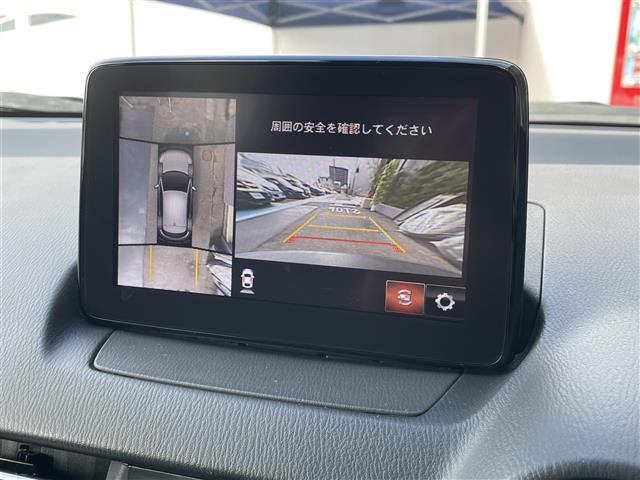 ＣＸ－３ ２０Ｓ　プロアクティブ　Ｓパッケージ　禁煙　純正ナビ　ＤＶＤ／ＤＴＶ／Ｂｌｕｅｔｏｏｔｈ／ＵＳＢ　３６０度ビューモニター　レーダークルーズコントロール　ＨＵＤ　ＢＳＭ　ＬＥＤオートライト　コーナーセンサー　社外ＡＷ付スタッドレス積み込み（3枚目）