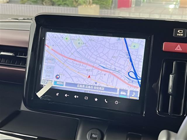 スペーシアカスタム ハイブリッドＸＳターボ　禁煙　４ＷＤ　ターボ　ＯＰ９型ナビ　全方位モニター　ＨＵＤ　レーダークルーズコントロール　ハーフレザー　シートヒーター　両側パワースライドドア　コーナーセンサー　サーキュレーター　ＬＥＤライト　フォグ（3枚目）