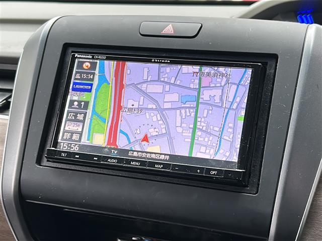 フリードハイブリッド ハイブリッド・Ｇ　禁煙　７人乗　社外ナビ　バックカメラ　シートヒータ　ホンダセンシング　レーダークルーズコントロール　両側パワースライドドア　ＬＥＤヘッドライト　アクティブコーナリングライト　ロールサンシェード（4枚目）