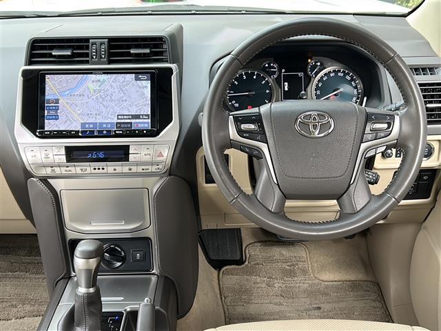 ランドクルーザープラド TX Lパッケージ マットブラックエディション 禁煙 サンルーフ アルパイン9インチナビ DVD/DTV/Bluetooth バックカメラ レーダークルーズコントロール ベージュレザーシート シートヒーター シートベンチレーション LEDライト(3枚目)