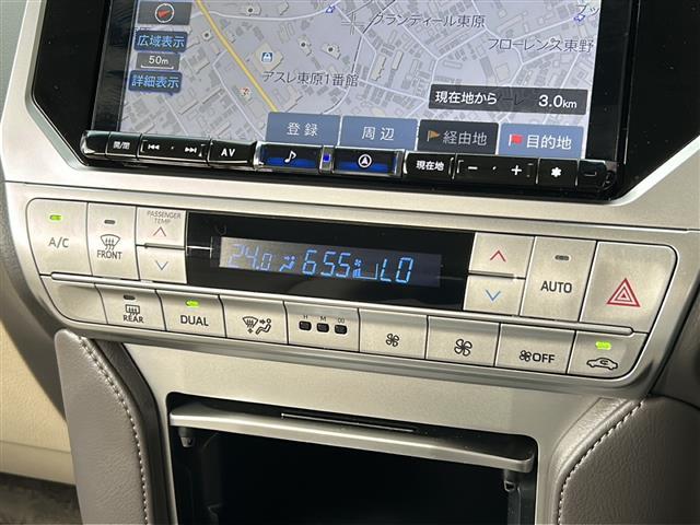 ランドクルーザープラド TX Lパッケージ マットブラックエディション 禁煙 サンルーフ アルパイン9インチナビ DVD/DTV/Bluetooth バックカメラ レーダークルーズコントロール ベージュレザーシート シートヒーター シートベンチレーション LEDライト(6枚目)
