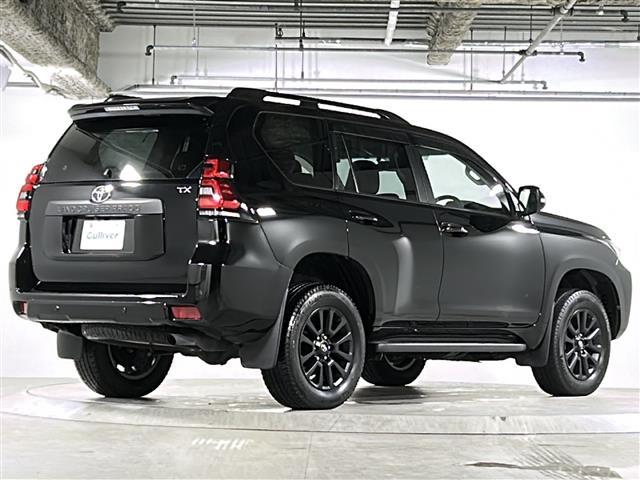 ランドクルーザープラド TX Lパッケージ マットブラックエディション 禁煙車 ブラックルーフレール ムーンルーフ トヨタセーフティセンス PCS LDA RSA LEDオートライト ETC2.0 純正9インチナビ 純正フロアマット スマートキー スペアキー(35枚目)