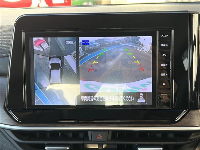 オーラ G FOUR 禁煙 4WD 純正9型ナビ アラウンドビューモニター インテリジェントルームミラー 前ドライブレコーダー シートヒーター ステアリングヒーター ハーフレザー 衝突軽減 LEDヘッドライト ETC(3枚目)